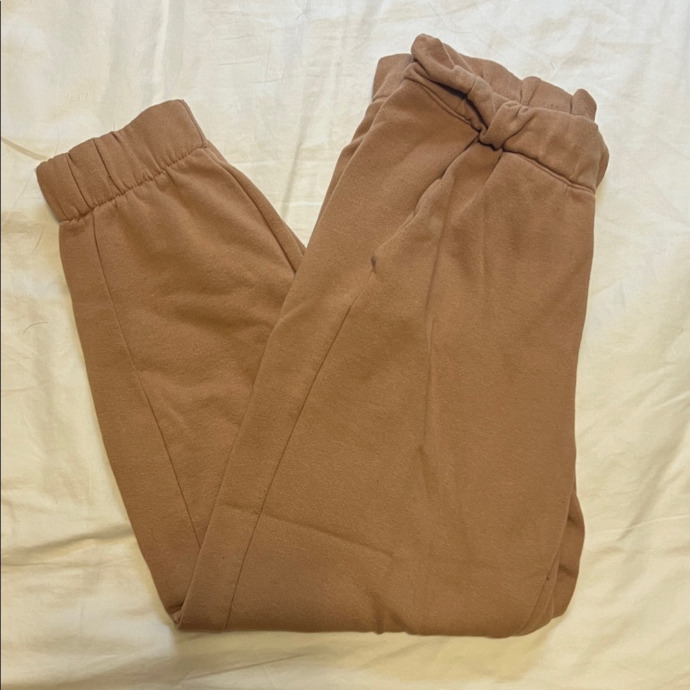 A New Day Tan Fleece Joggers